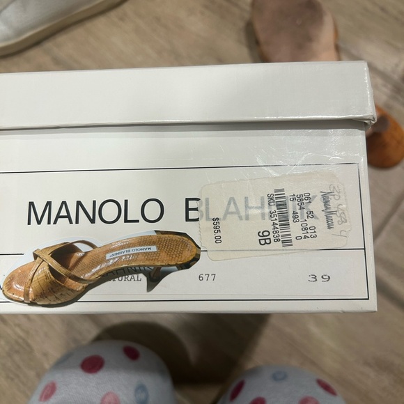 Manolo Blahnik Brown Strappy Sandals - Picture 4 of 4